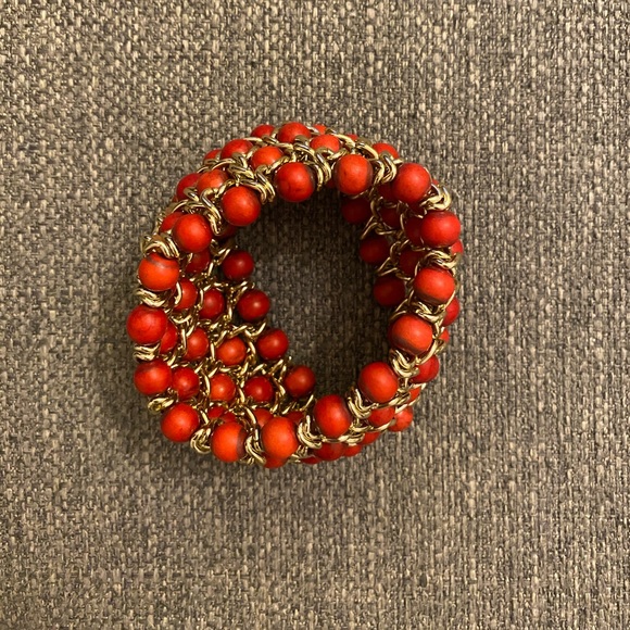 *SOLD* Stretchy Coral Beads Bracelet - Picture 2 of 6